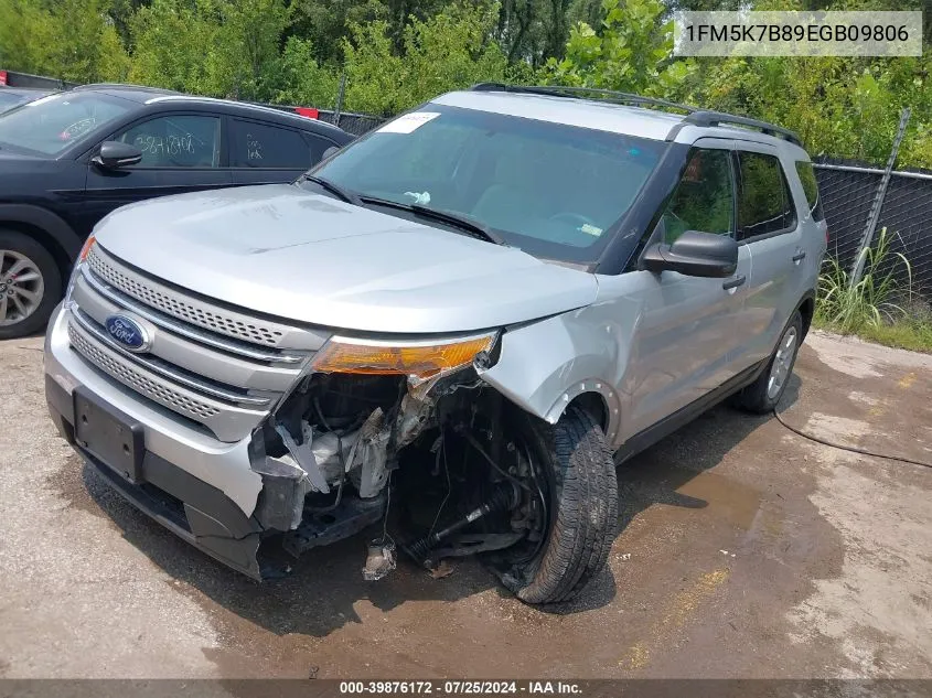 1FM5K7B89EGB09806 2014 Ford Explorer