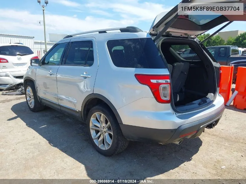 1FM5K8F89EGB37704 2014 Ford Explorer Limited