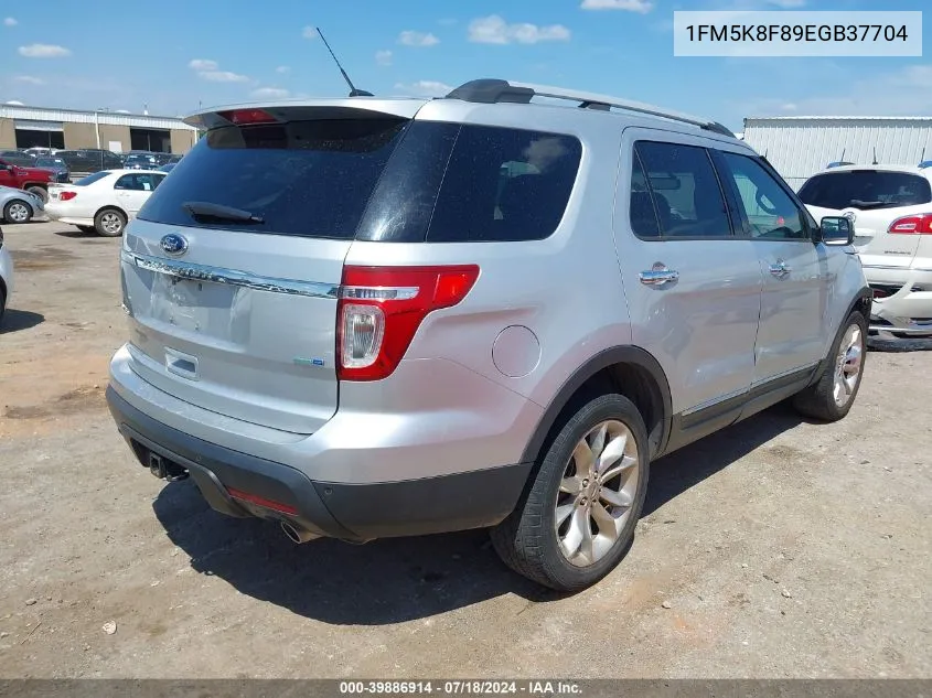 2014 Ford Explorer Limited VIN: 1FM5K8F89EGB37704 Lot: 39886914