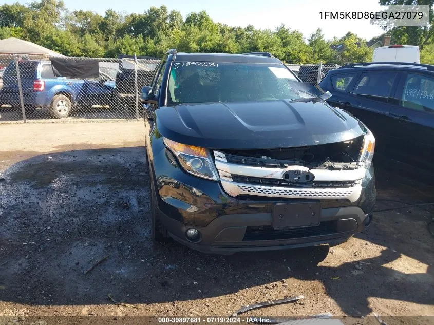 1FM5K8D86EGA27079 2014 Ford Explorer Xlt