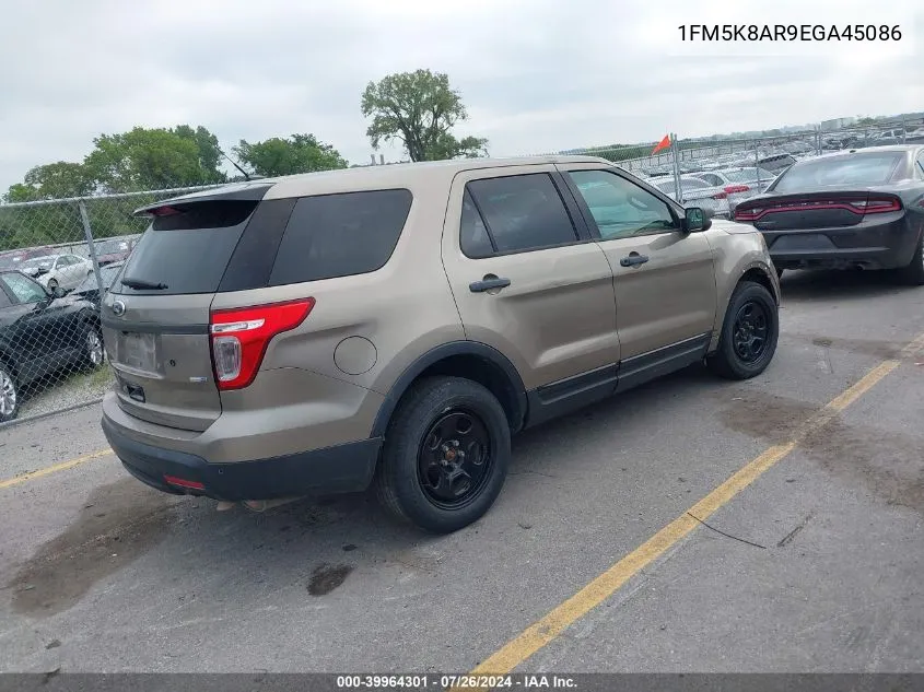 2014 Ford Utility Police Interceptor VIN: 1FM5K8AR9EGA45086 Lot: 39964301