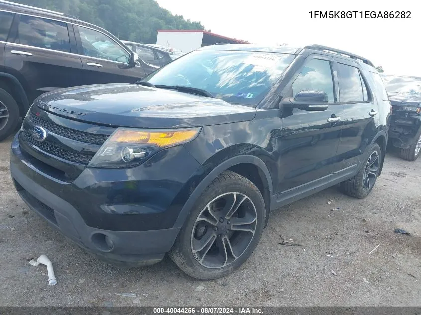 2014 Ford Explorer Sport VIN: 1FM5K8GT1EGA86282 Lot: 40044256