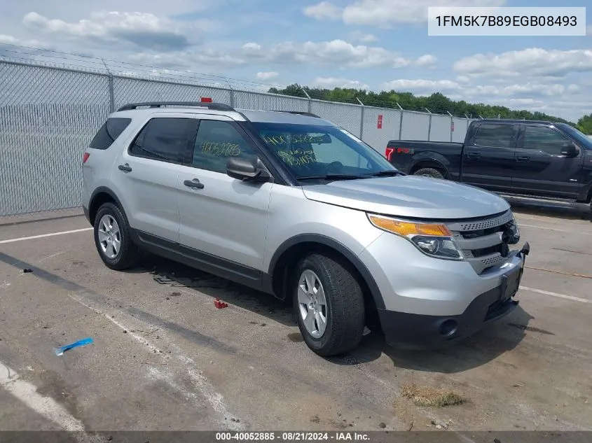 2014 Ford Explorer VIN: 1FM5K7B89EGB08493 Lot: 40052885