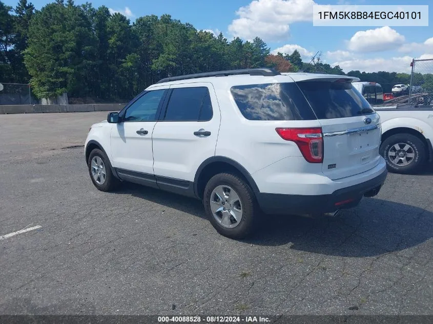 1FM5K8B84EGC40101 2014 Ford Explorer