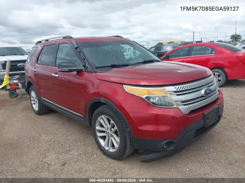 1FM5K7D85EGA59127 2014 Ford Explorer Xlt