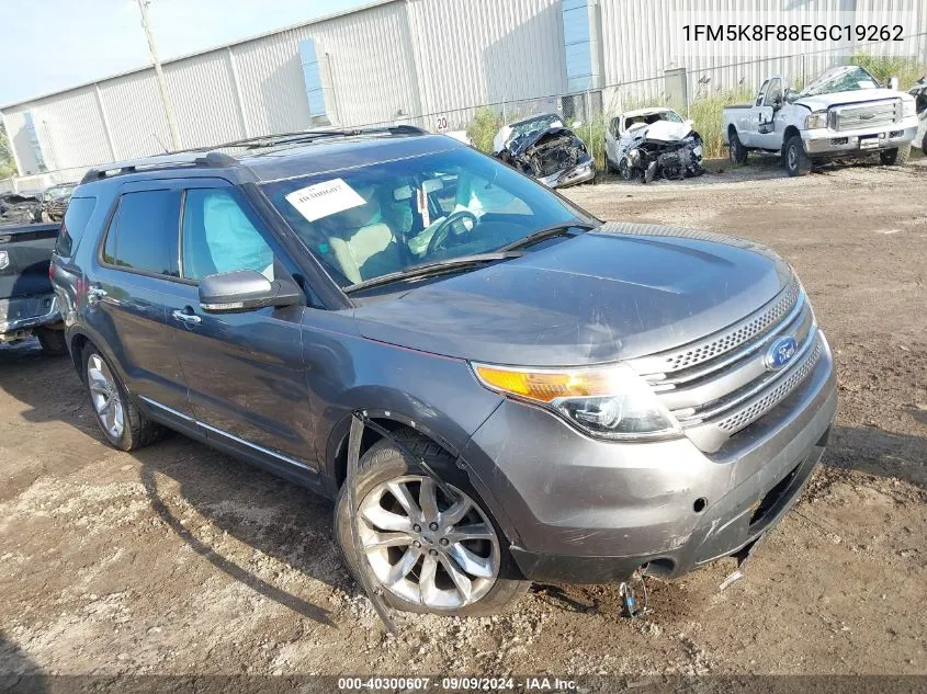 1FM5K8F88EGC19262 2014 Ford Explorer Limited