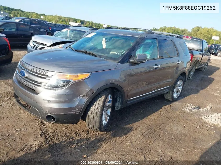 1FM5K8F88EGC19262 2014 Ford Explorer Limited