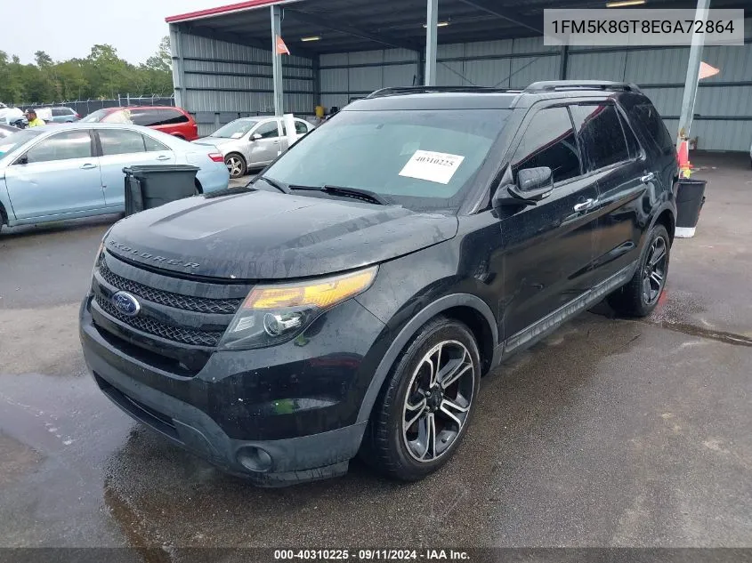 1FM5K8GT8EGA72864 2014 Ford Explorer Sport