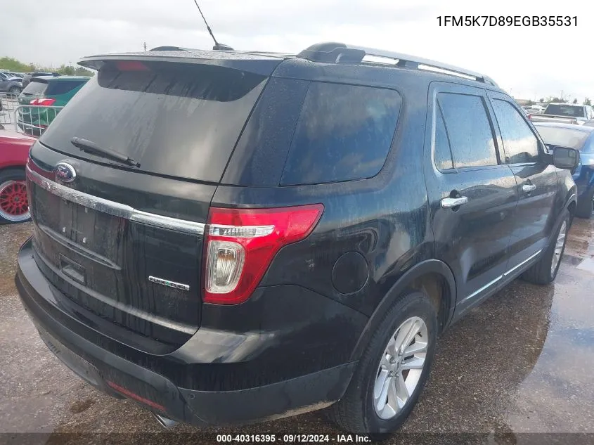 1FM5K7D89EGB35531 2014 Ford Explorer Xlt