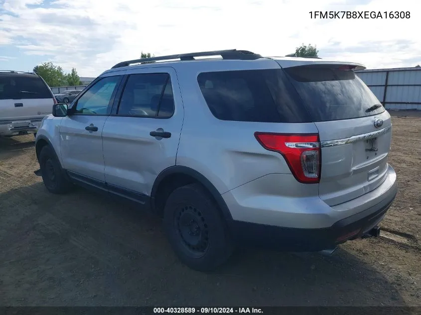 1FM5K7B8XEGA16308 2014 Ford Explorer