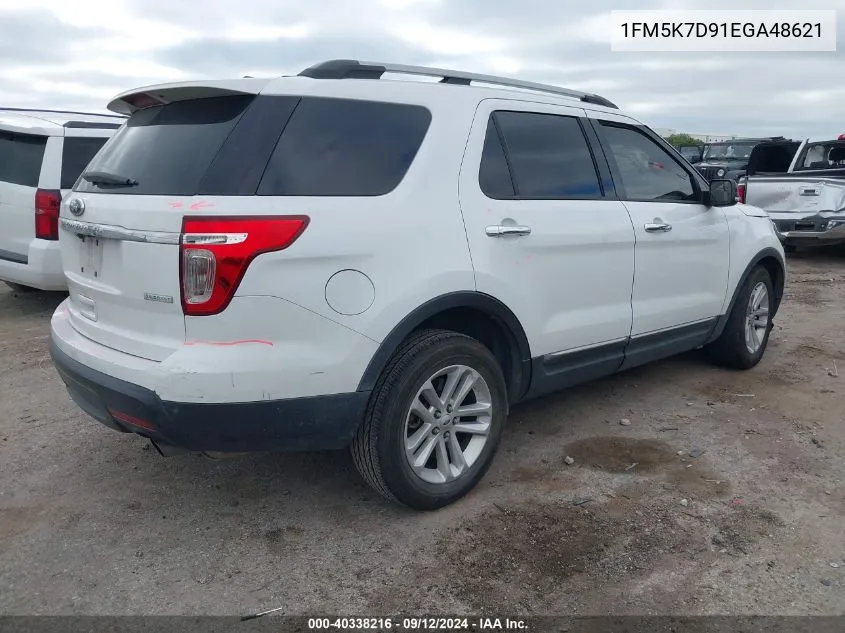 1FM5K7D91EGA48621 2014 Ford Explorer Xlt