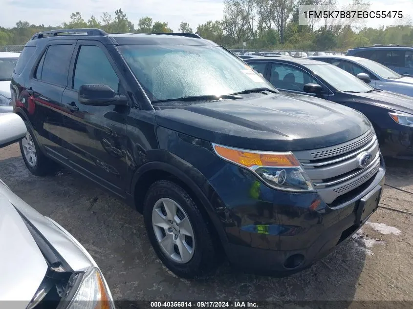 2014 Ford Explorer VIN: 1FM5K7B87EGC55475 Lot: 40356814