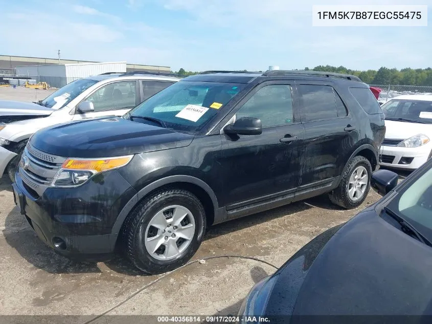 1FM5K7B87EGC55475 2014 Ford Explorer