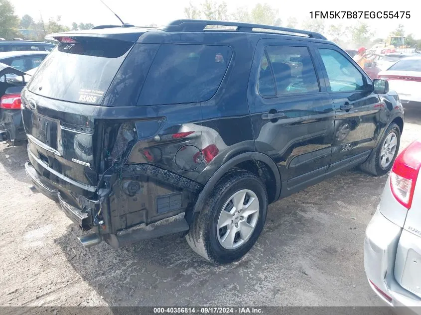 1FM5K7B87EGC55475 2014 Ford Explorer