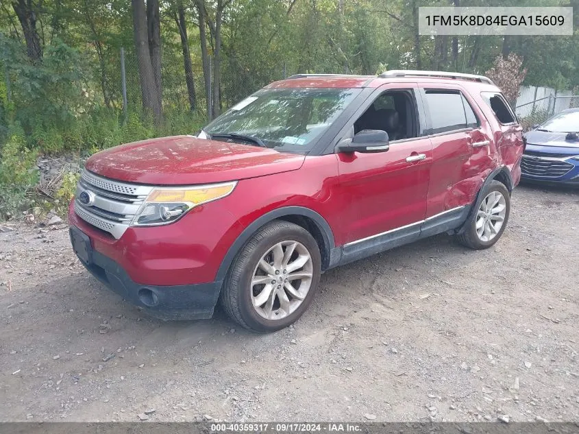 1FM5K8D84EGA15609 2014 Ford Explorer Xlt