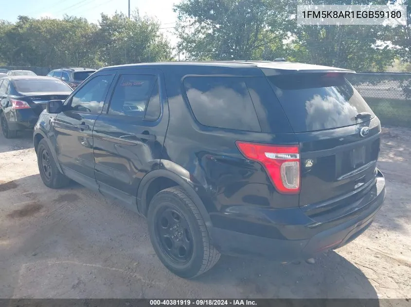 1FM5K8AR1EGB59180 2014 Ford Explorer Police Interceptor