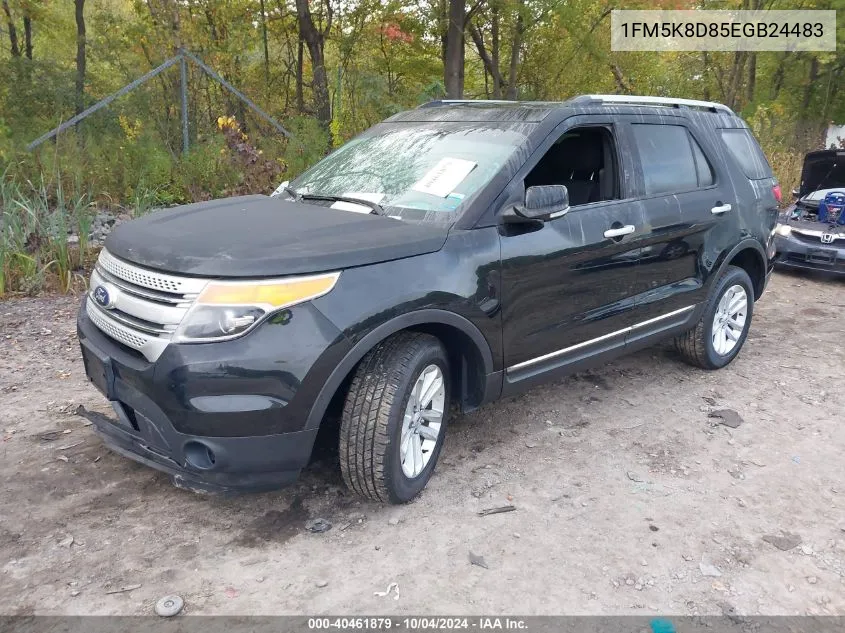 2014 Ford Explorer Xlt VIN: 1FM5K8D85EGB24483 Lot: 40461879