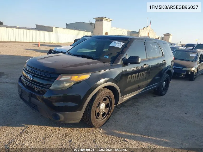 2014 Ford Utility Police Interceptor VIN: 1FM5K8AR5EGB96037 Lot: 40480804