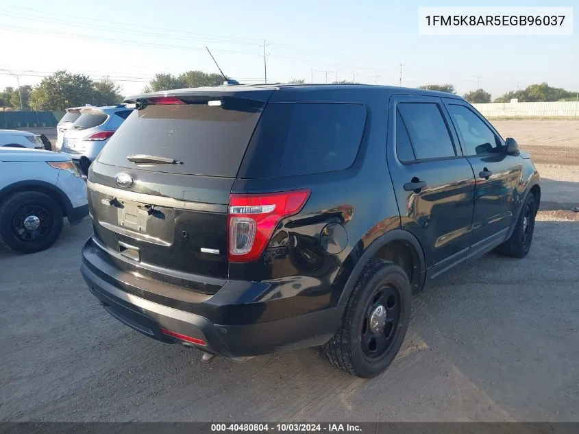 2014 Ford Utility Police Interceptor VIN: 1FM5K8AR5EGB96037 Lot: 40480804