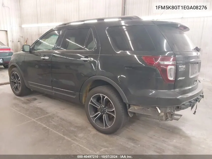 2014 Ford Explorer Sport VIN: 1FM5K8GT1EGA08276 Lot: 40497210