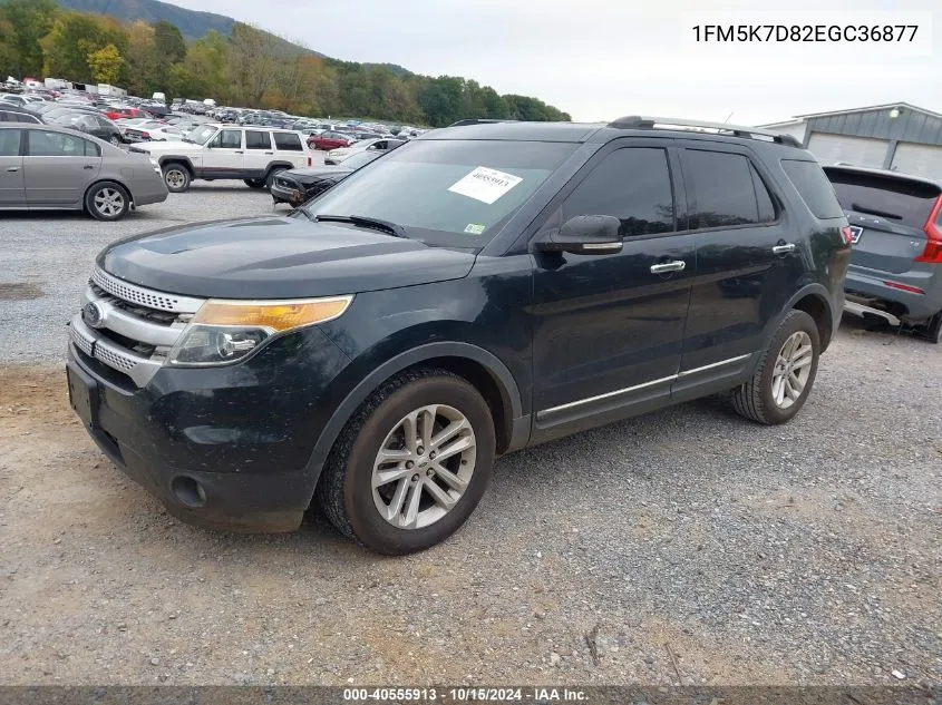 2014 Ford Explorer Xlt VIN: 1FM5K7D82EGC36877 Lot: 40555913