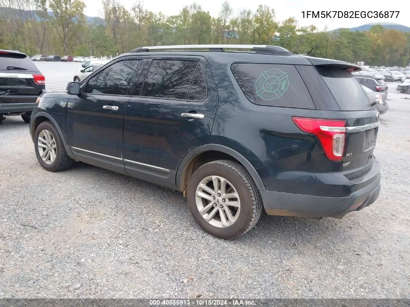 2014 Ford Explorer Xlt VIN: 1FM5K7D82EGC36877 Lot: 40555913