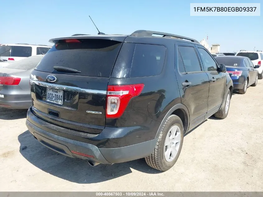 1FM5K7B80EGB09337 2014 Ford Explorer