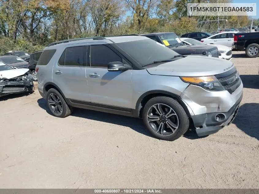 2014 Ford Explorer Sport VIN: 1FM5K8GT1EGA04583 Lot: 40650807