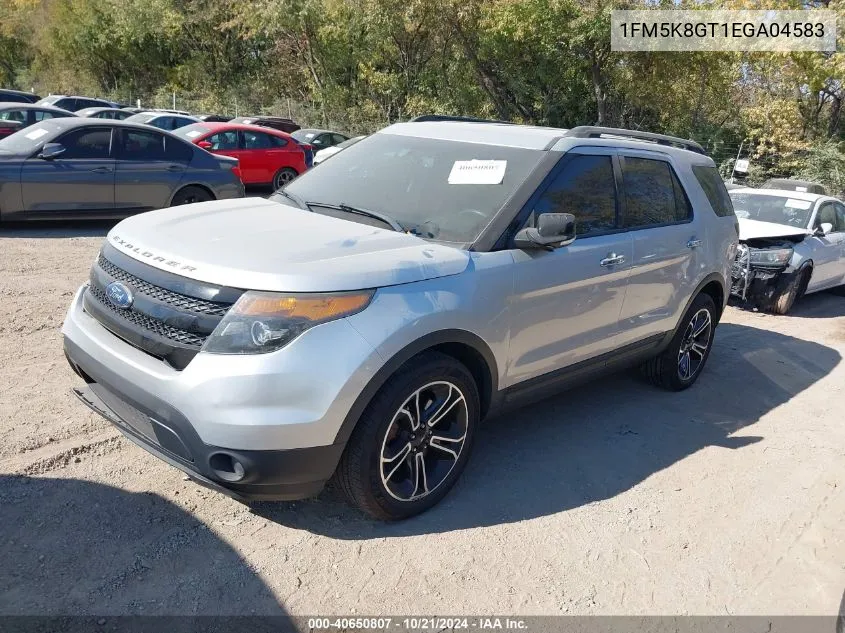 2014 Ford Explorer Sport VIN: 1FM5K8GT1EGA04583 Lot: 40650807