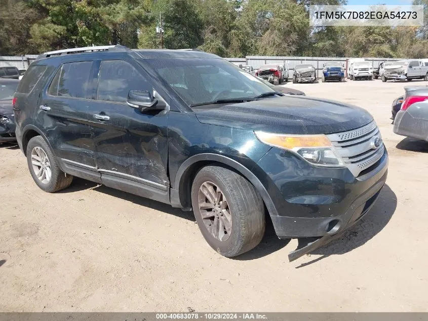 2014 Ford Explorer Xlt VIN: 1FM5K7D82EGA54273 Lot: 40683078