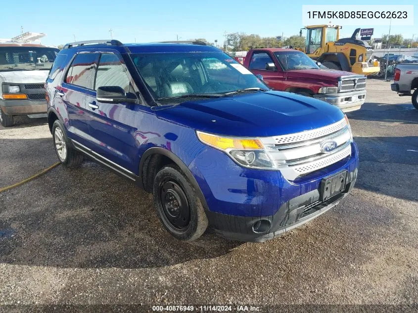 2014 Ford Explorer Xlt VIN: 1FM5K8D85EGC62623 Lot: 40876949