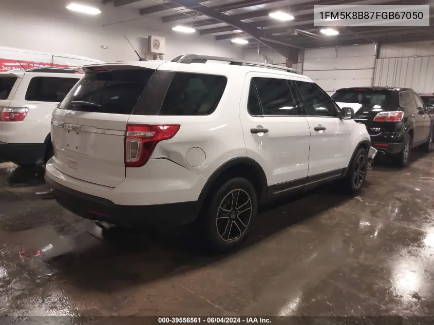 1FM5K8B87FGB67050 2015 Ford Explorer