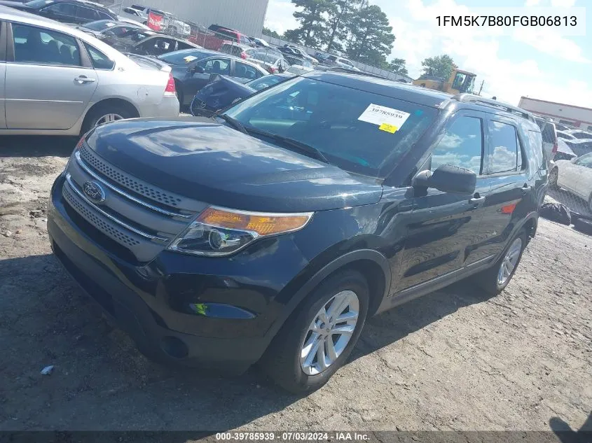 1FM5K7B80FGB06813 2015 Ford Explorer