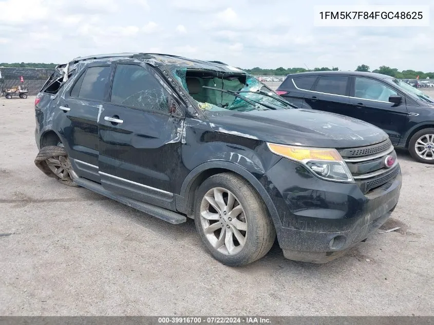 1FM5K7F84FGC48625 2015 Ford Explorer Limited