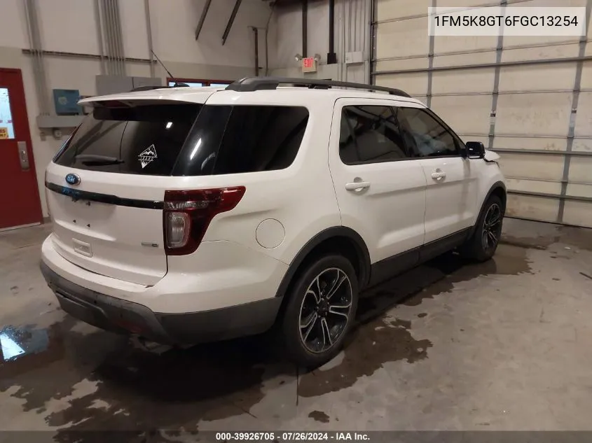 2015 Ford Explorer Sport VIN: 1FM5K8GT6FGC13254 Lot: 39926705