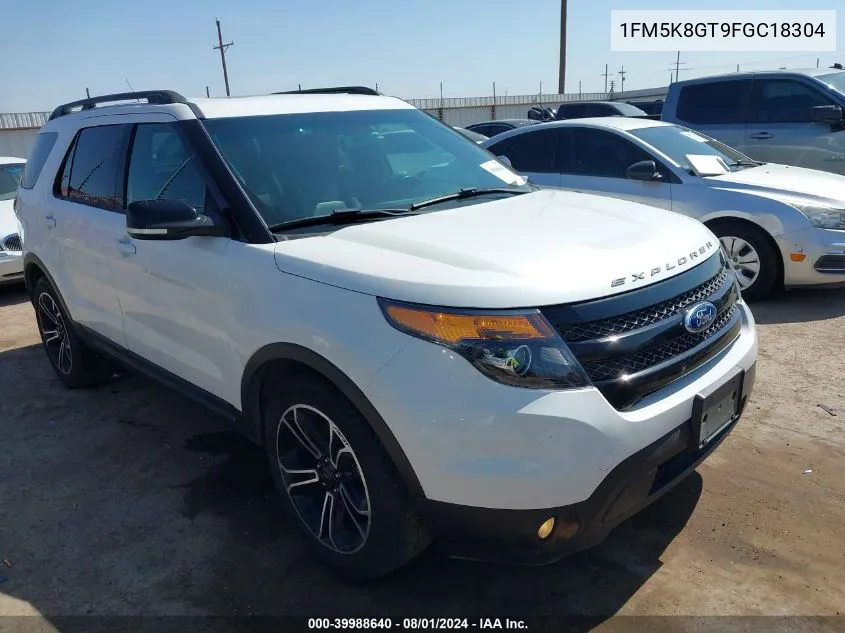 1FM5K8GT9FGC18304 2015 Ford Explorer Sport