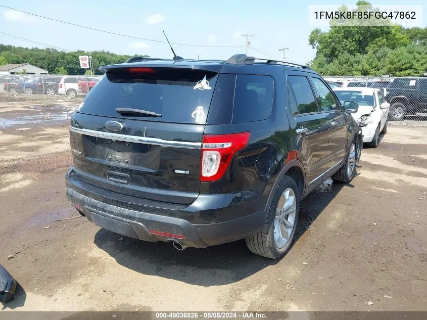 1FM5K8F85FGC47862 2015 Ford Explorer Limited