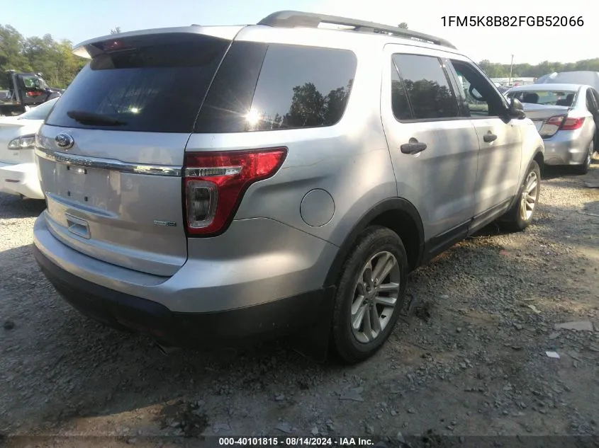 1FM5K8B82FGB52066 2015 Ford Explorer