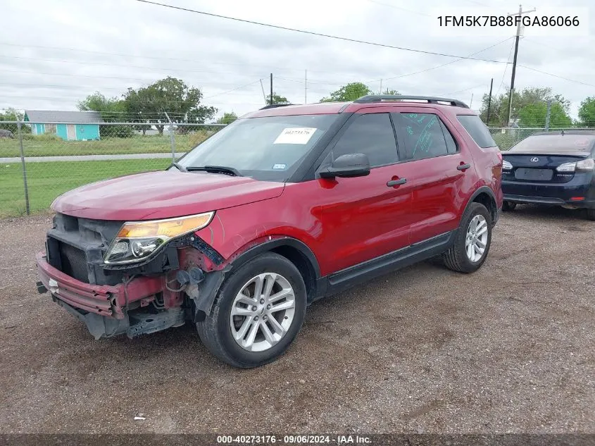 1FM5K7B88FGA86066 2015 Ford Explorer