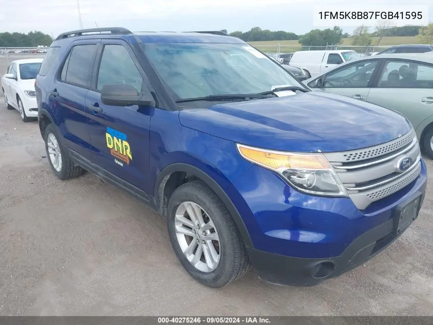 1FM5K8B87FGB41595 2015 Ford Explorer