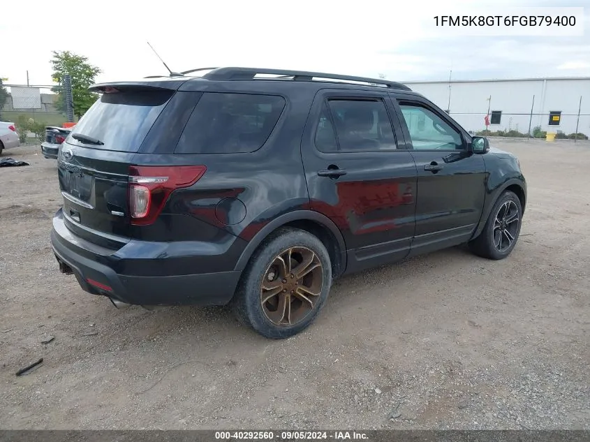 1FM5K8GT6FGB79400 2015 Ford Explorer Sport