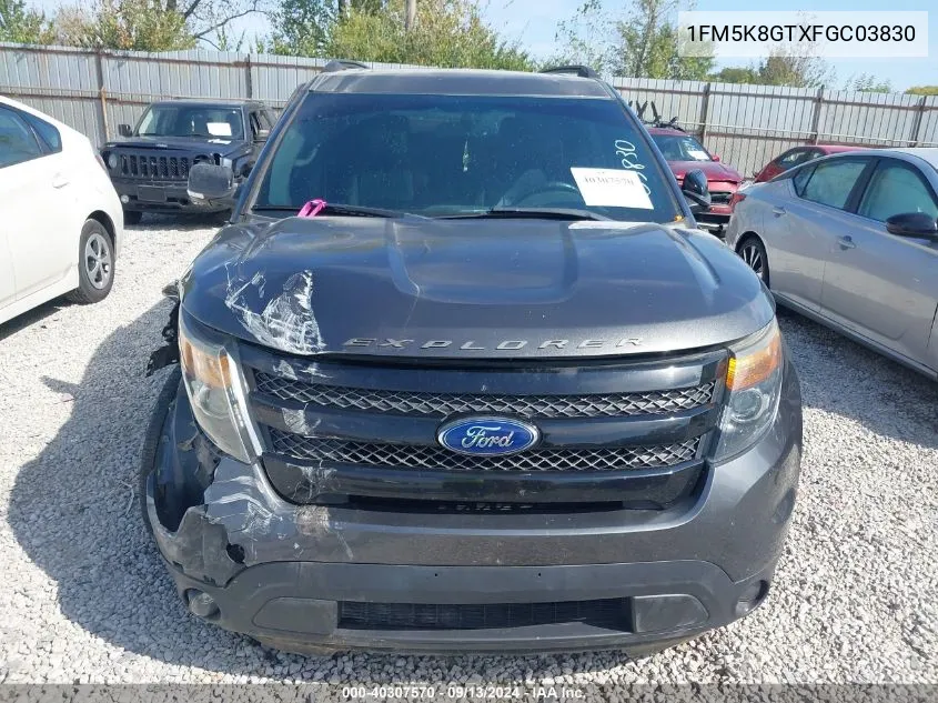 1FM5K8GTXFGC03830 2015 Ford Explorer Sport