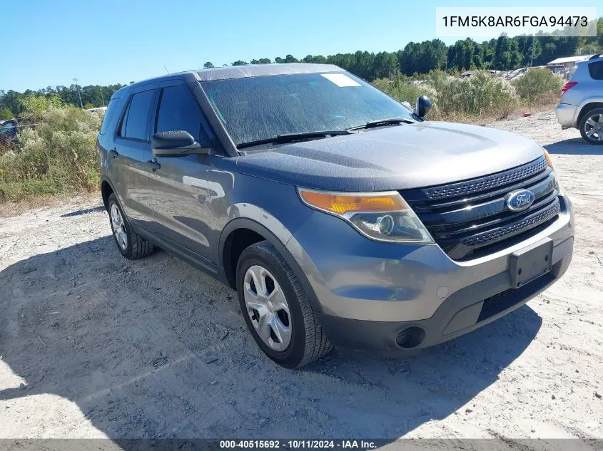 2015 Ford Explorer Police Interceptor VIN: 1FM5K8AR6FGA94473 Lot: 40515692