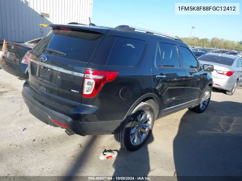 1FM5K8F88FGC12412 2015 Ford Explorer Limited