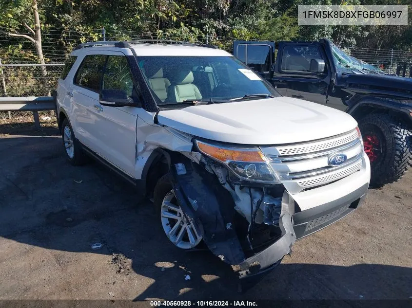 2015 Ford Explorer Xlt VIN: 1FM5K8D8XFGB06997 Lot: 40560928