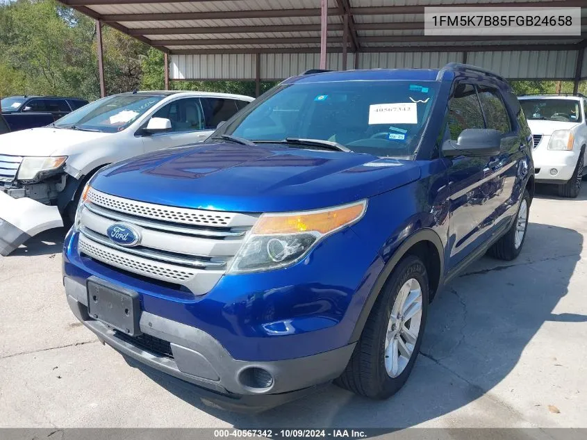 1FM5K7B85FGB24658 2015 Ford Explorer