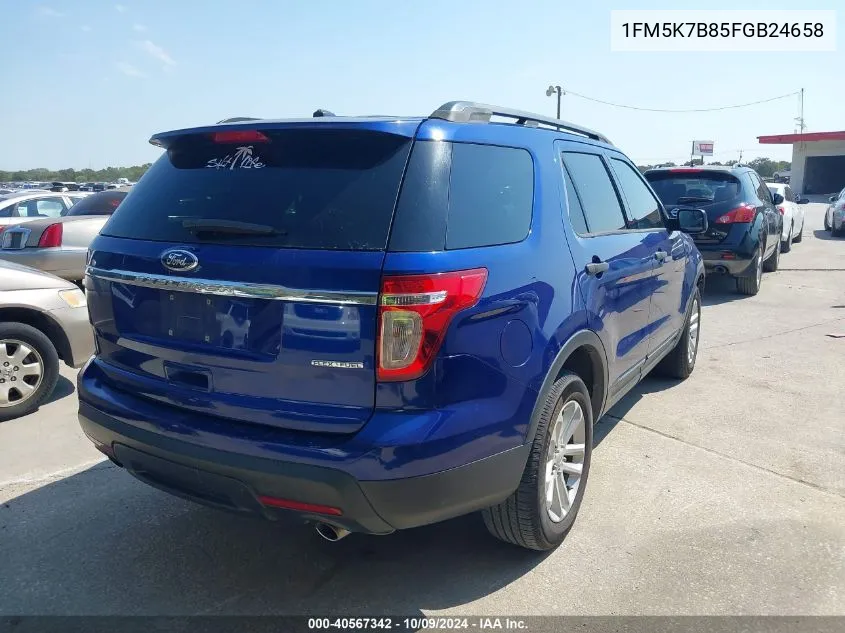 1FM5K7B85FGB24658 2015 Ford Explorer