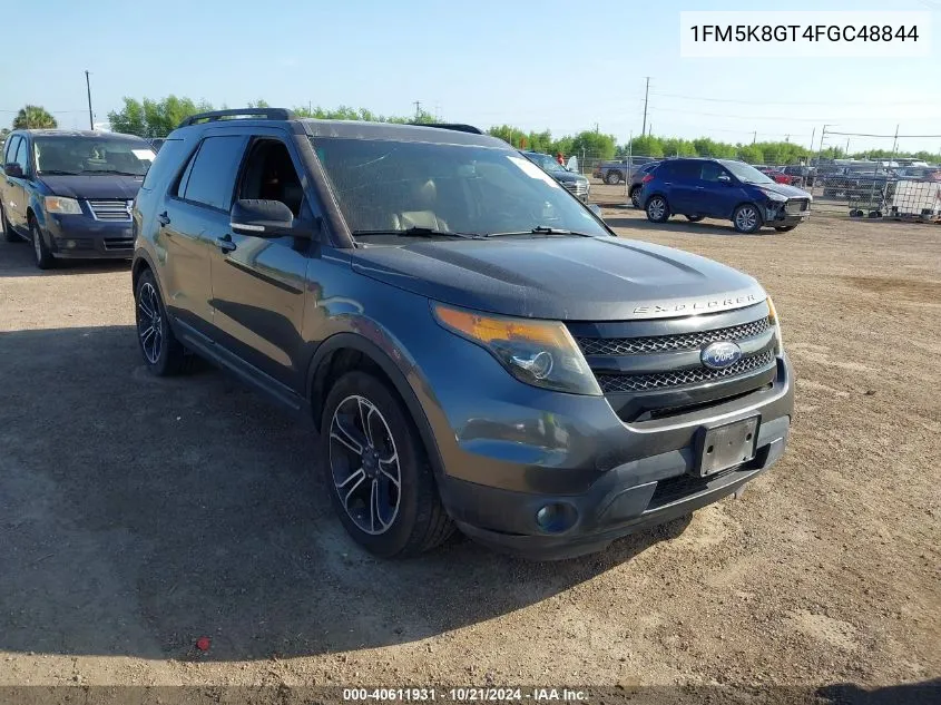 2015 Ford Explorer Sport VIN: 1FM5K8GT4FGC48844 Lot: 40611931