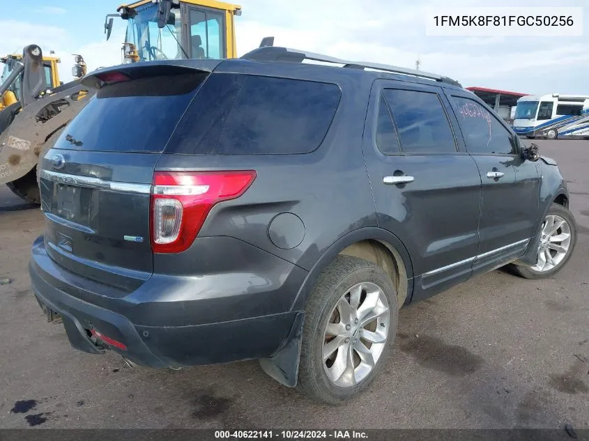 2015 Ford Explorer Limited VIN: 1FM5K8F81FGC50256 Lot: 40622141