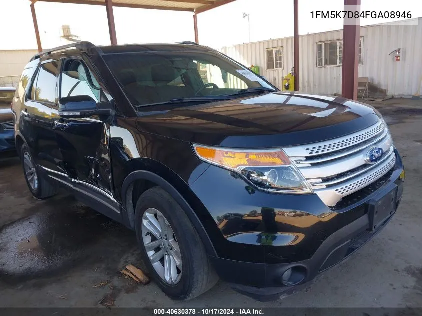 1FM5K7D84FGA08946 2015 Ford Explorer Xlt